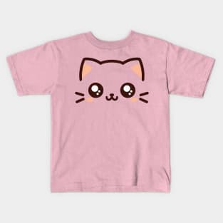 Cute Cat Face Kitten Costume For Kids and Toddlers Kids T-Shirt